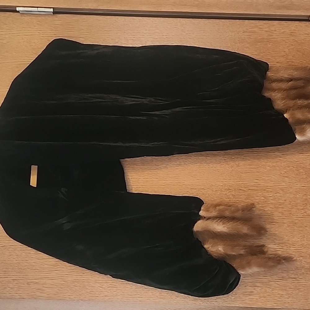 Velvet Vintage Mink Tail Shawl